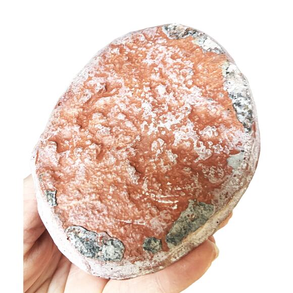 Vintage Pink White Snail Rock Aquarium Decorations - Picture 7 of 10